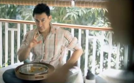 Caught Aamir Khan's food fixation on screen?